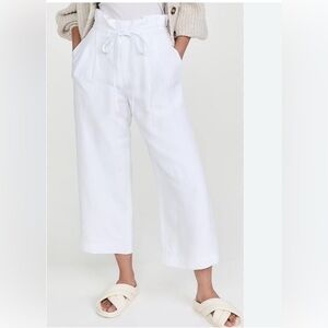 Club Monaco White Cropped Pants